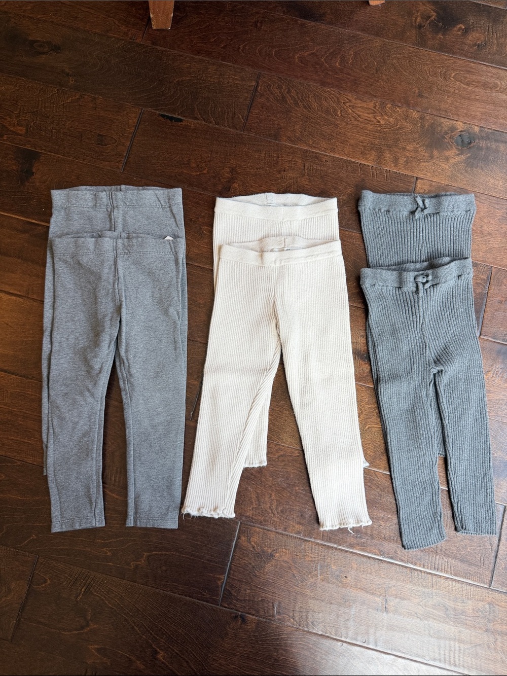 TWIN 2T Leggings Bundle - Gray and Cream - Janie & Jack - H&M